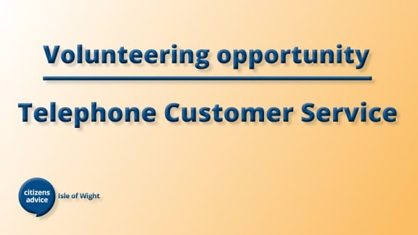 Volunteer Telephone Customer Service