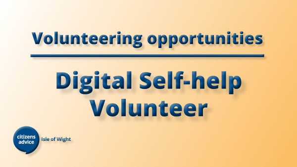 Digital Self-Help Volunteer